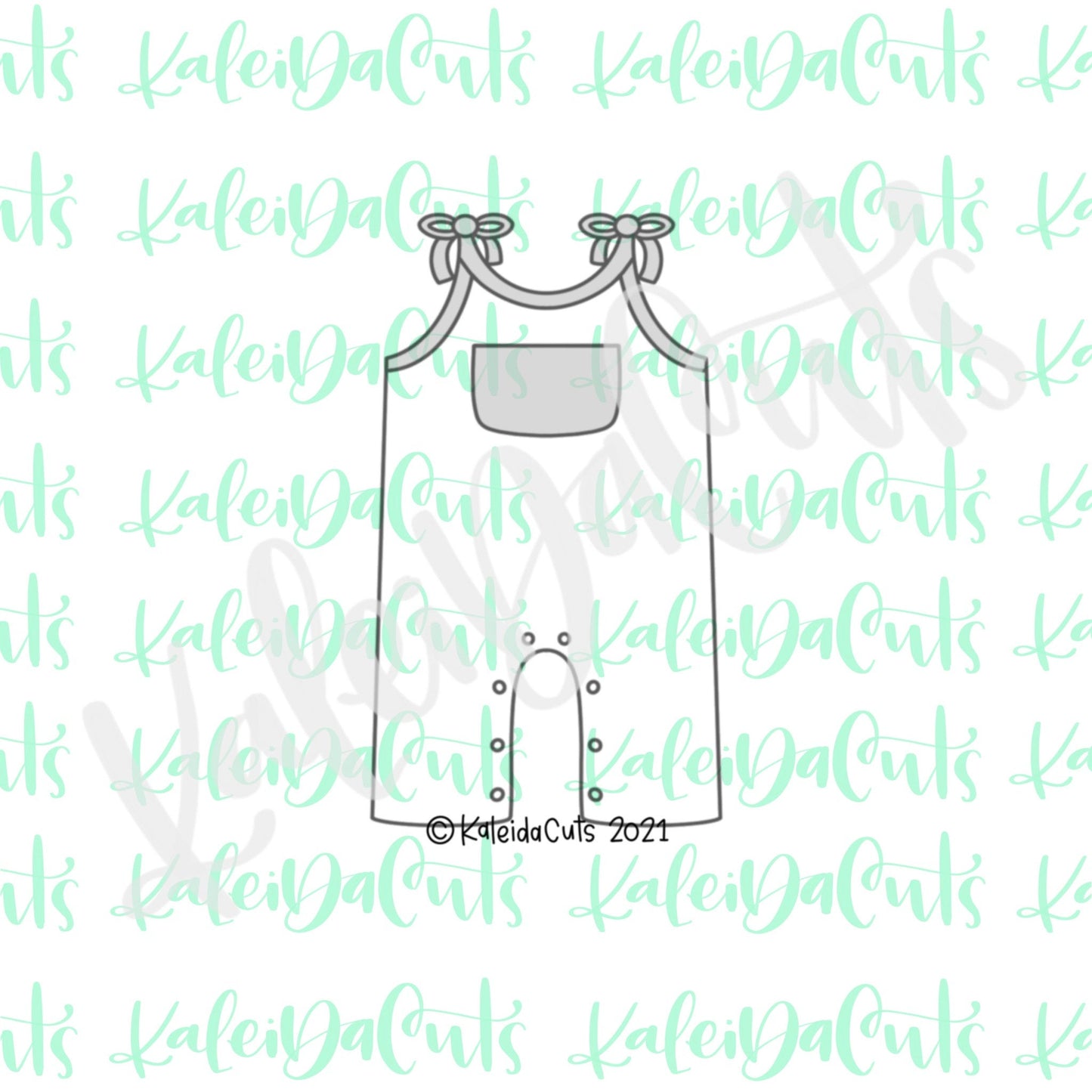 Tied Overalls Cookie Cutter
