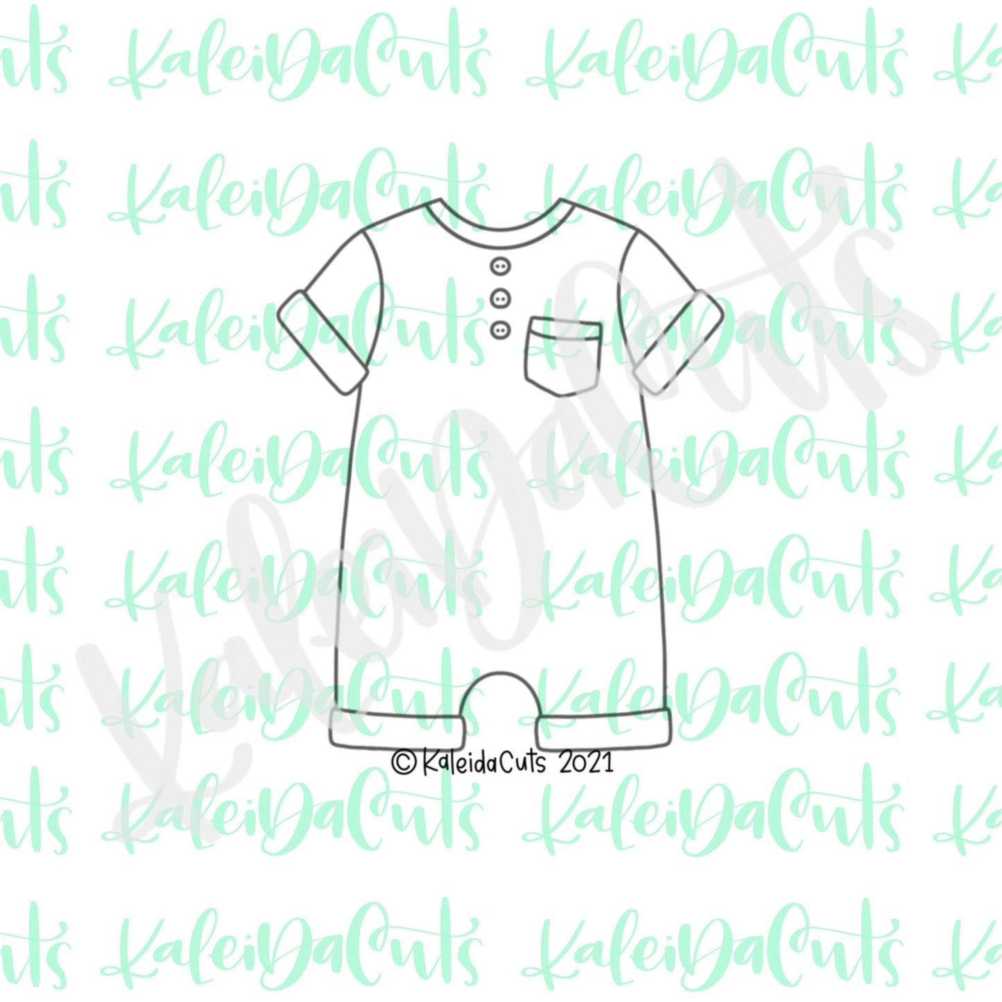 Boy Shorts Romper Cookie Cutter