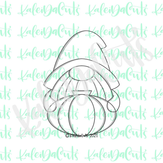 Gnome Pumpkin Plaque Cookie Cutter
