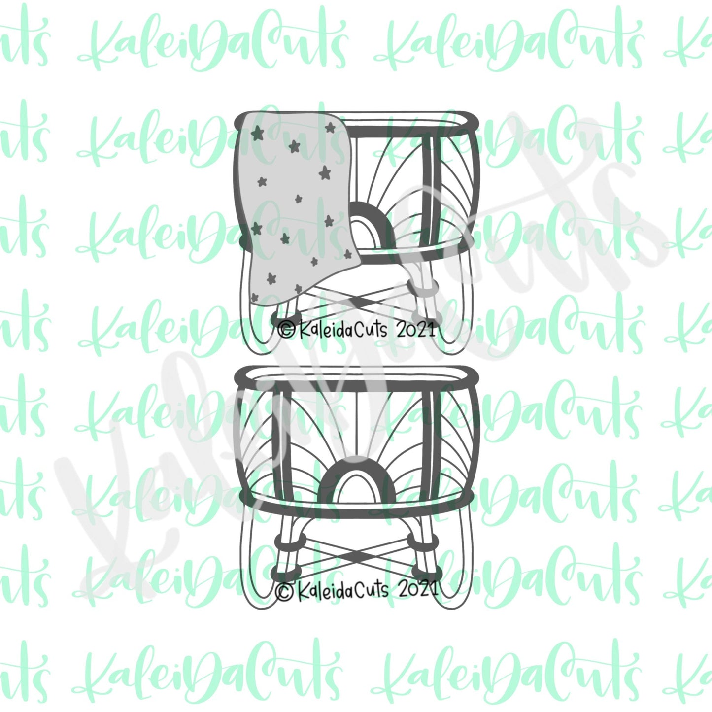 BoHo Bassinet Cookie Cutter