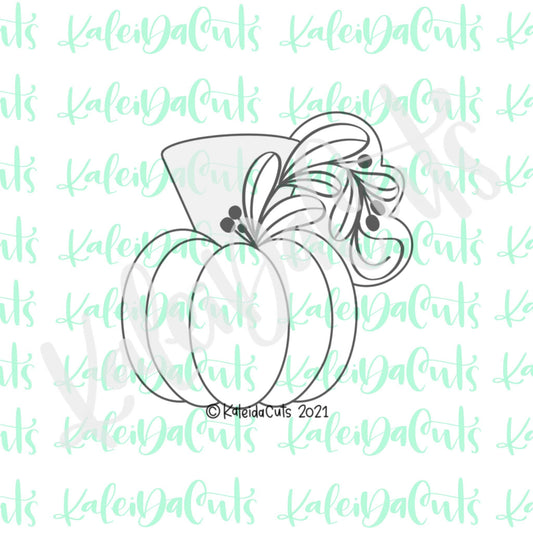 Floral Pumpkin 2021 Cookie Cutter