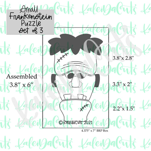 Small Build a Frankenstein Puzzle- 3 Cookie Cutters