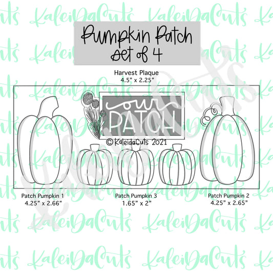 Pumpkin Patch Set of 4 Cookie Cutters