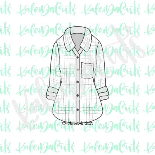 Plaid Shirt Cookie Cutter