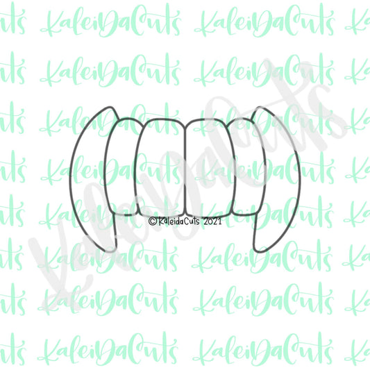 Vampire Fangs Cookie Cutter