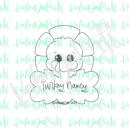 Turkey Nancy Cookie Cutter