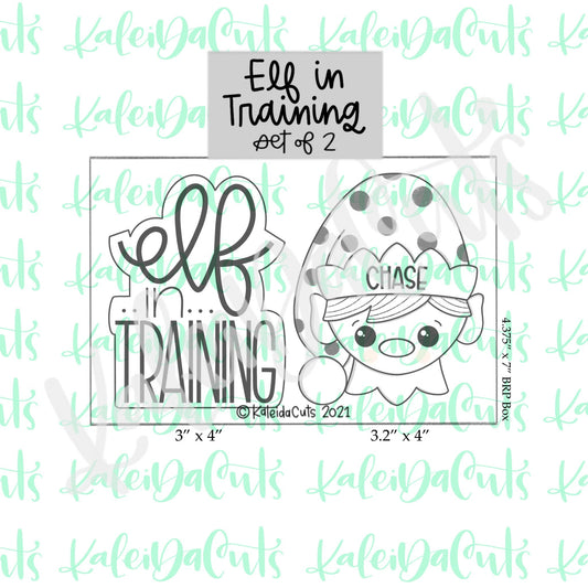 Elf in Training Set of 2 Cookie Cutters