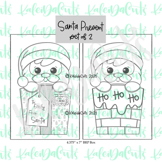 Santa Present Set of 2 Cookie Cutters