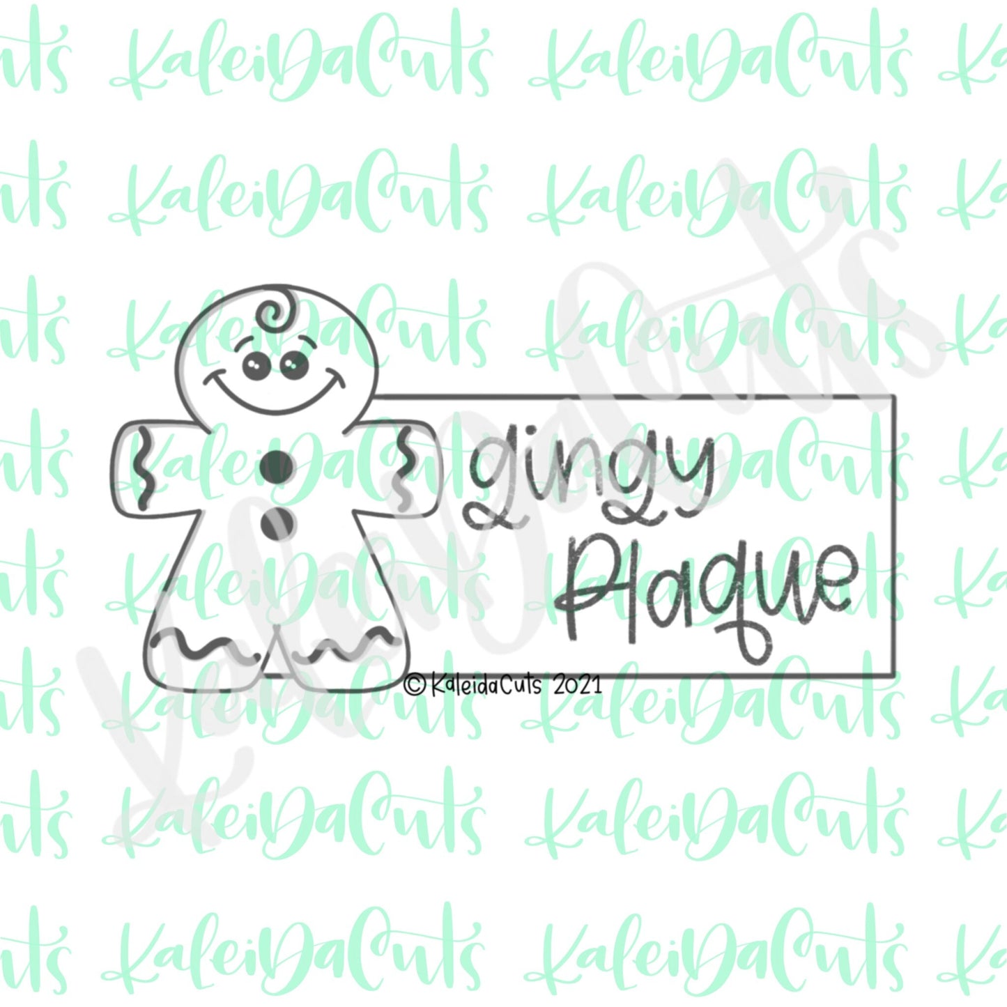 Gingy Plaque Cookie Cutter