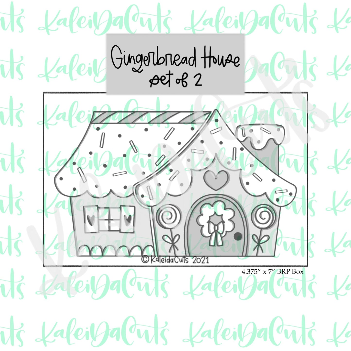 Gingy House Set of 2 Cookie Cutters