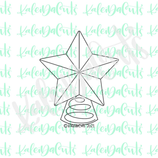 Vintage Star Topper Cookie Cutter
