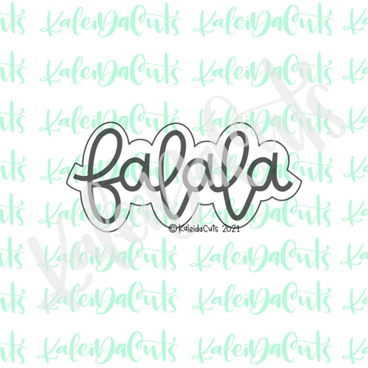 FaLaLa Lettering Cookie Cutter