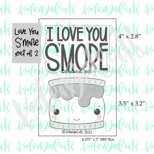 Love You Smore Set of 2 Cookie Cutters