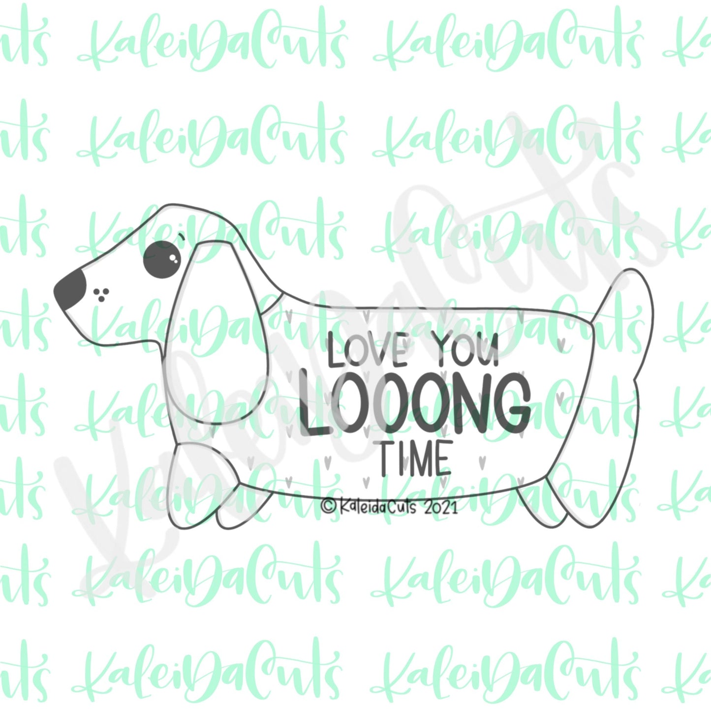 Long Dachshund Cookie Cutter