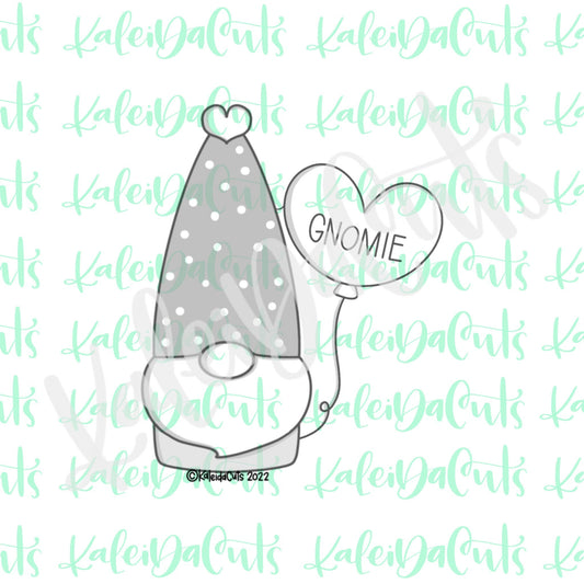 Gnome Heart Balloon Cookie Cutter