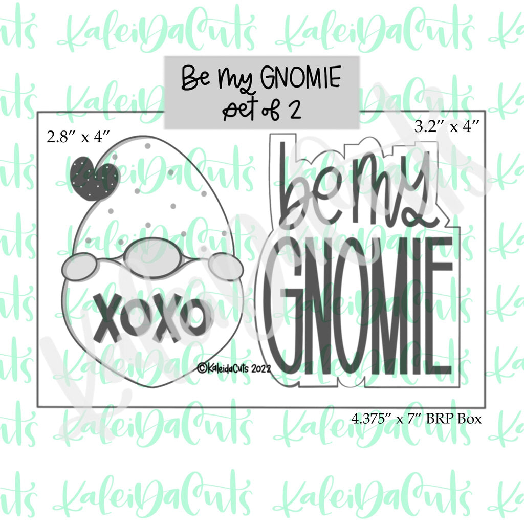 Be My Gnomie Set of 2 Cookie Cutters