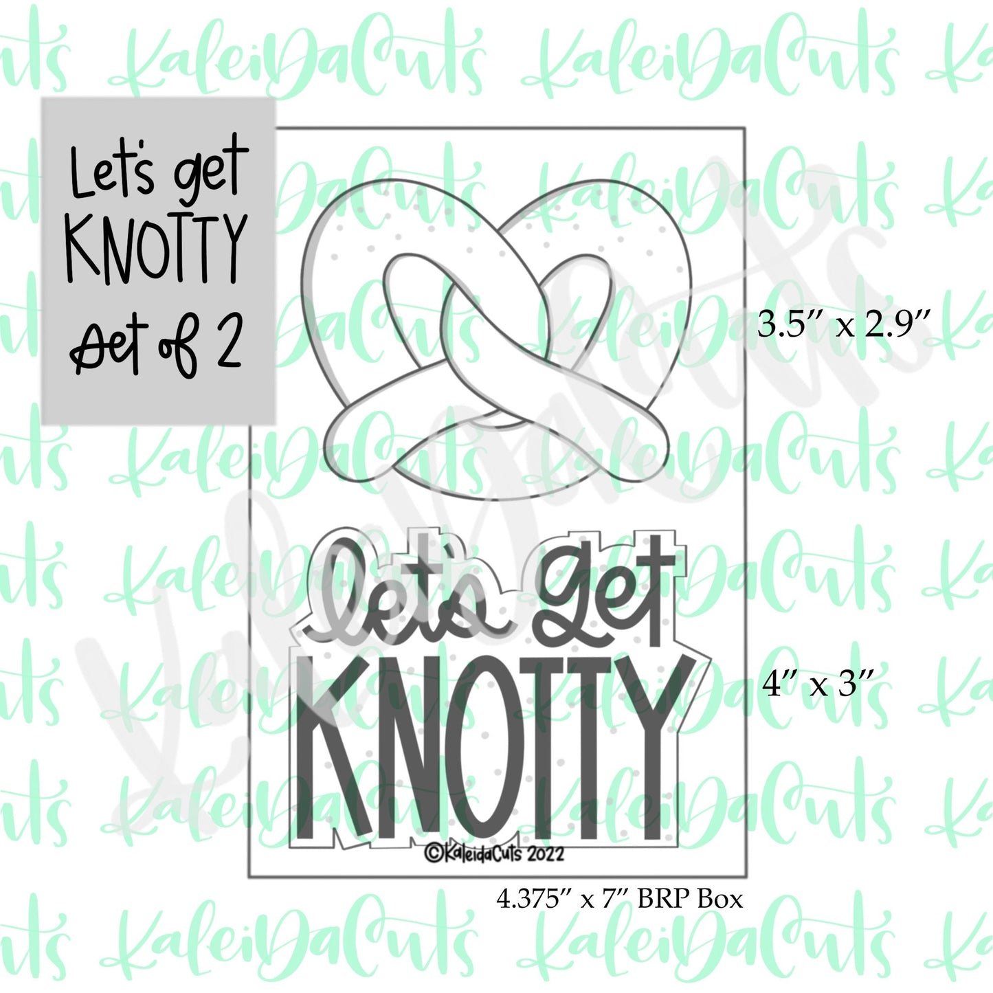 Let’s Get Knotty Set of 2 Cookie Cutters
