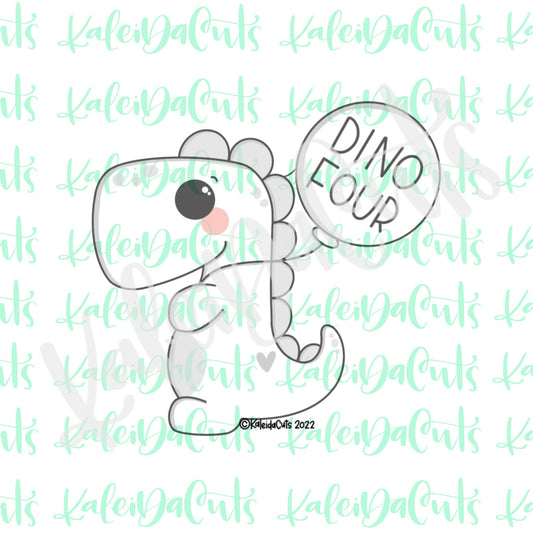 Dino Balloon Cookie Cutter