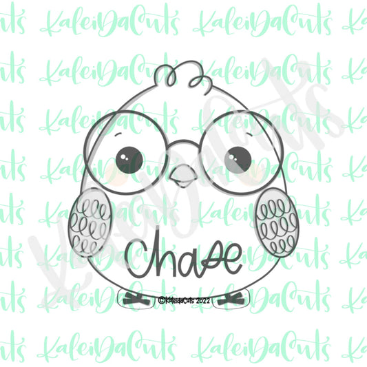 Nerdy Chubby Chick Cookie Cutter
