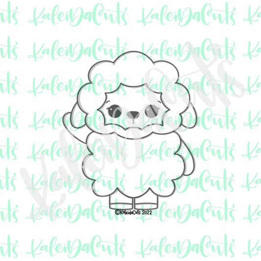 Dancing Lamb Cookie Cutter