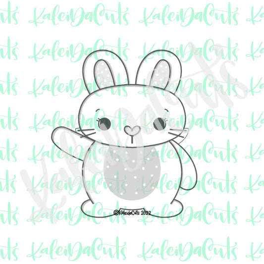 Dancing Bunny Cookie Cutter