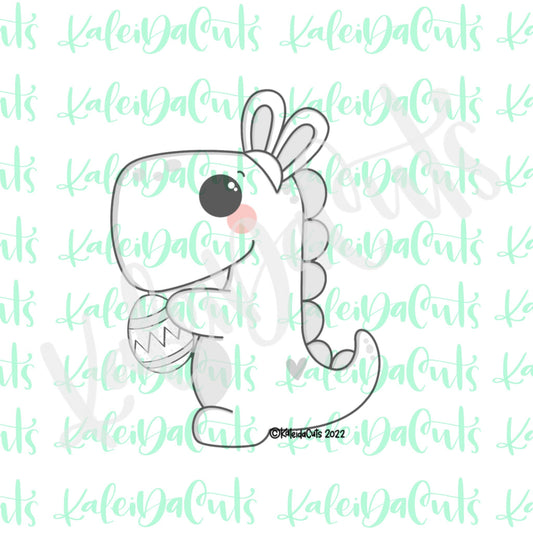 Dino Bunny Cookie Cutter