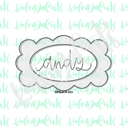 Andy Plaque Cookie Cutter