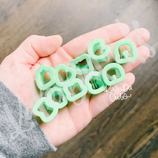 Clay Charms Cutter Set of 10