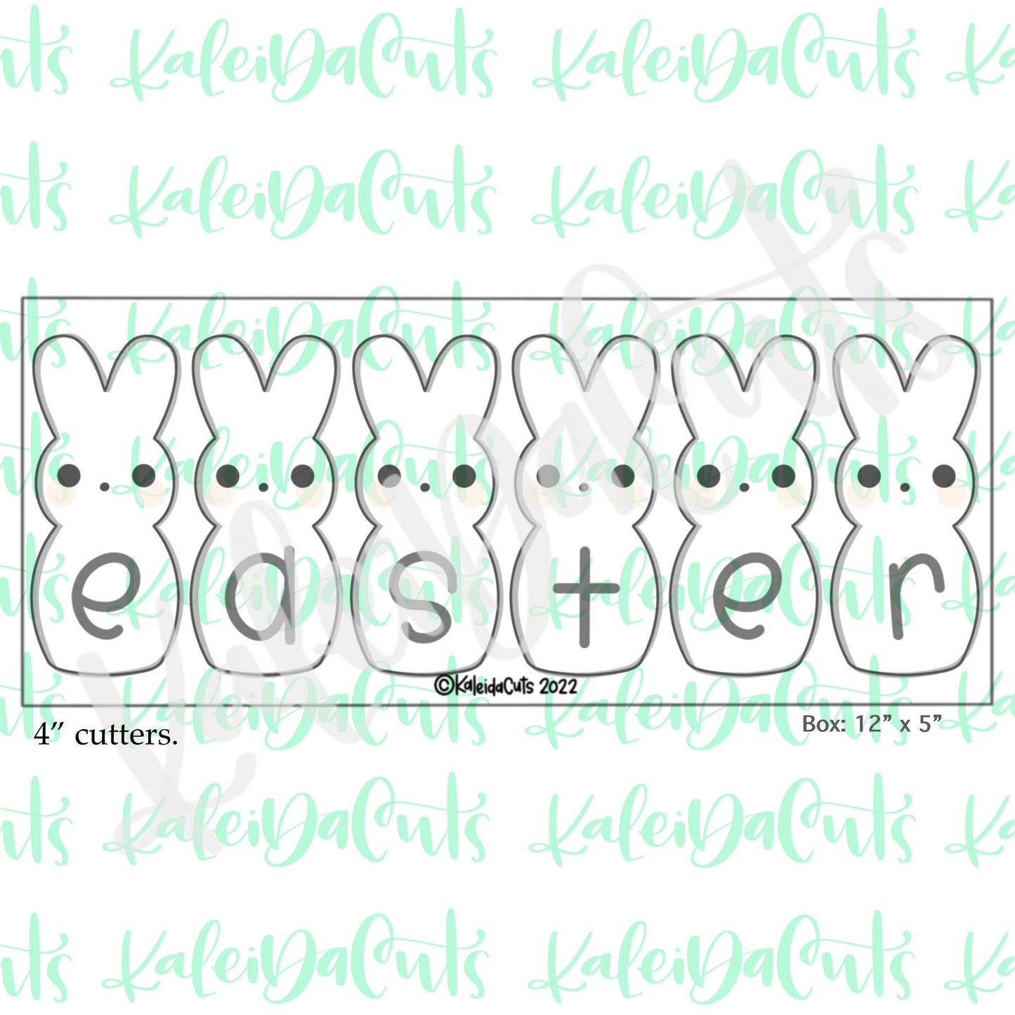 Tall Marshmallow Bunny Cookie Cutter