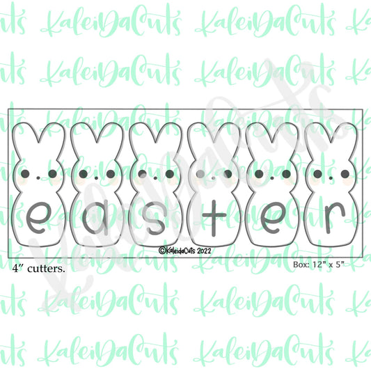 Tall Marshmallow Bunny Cookie Cutter