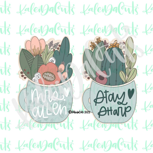 Coffee Planter Set of 2 Cookie Cutters