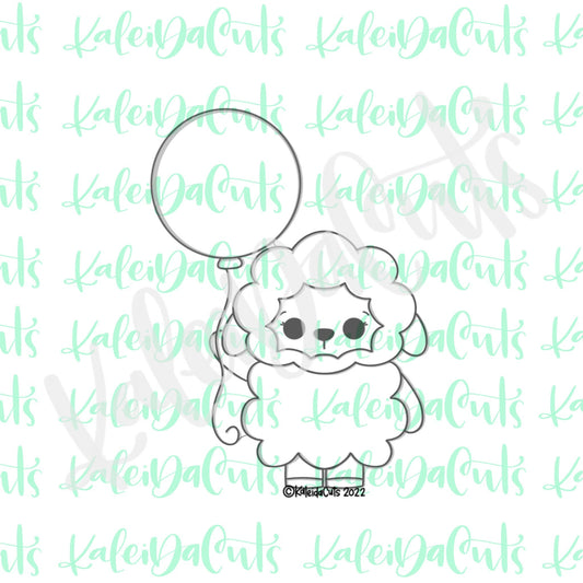 Lamb Balloon Cookie Cutter