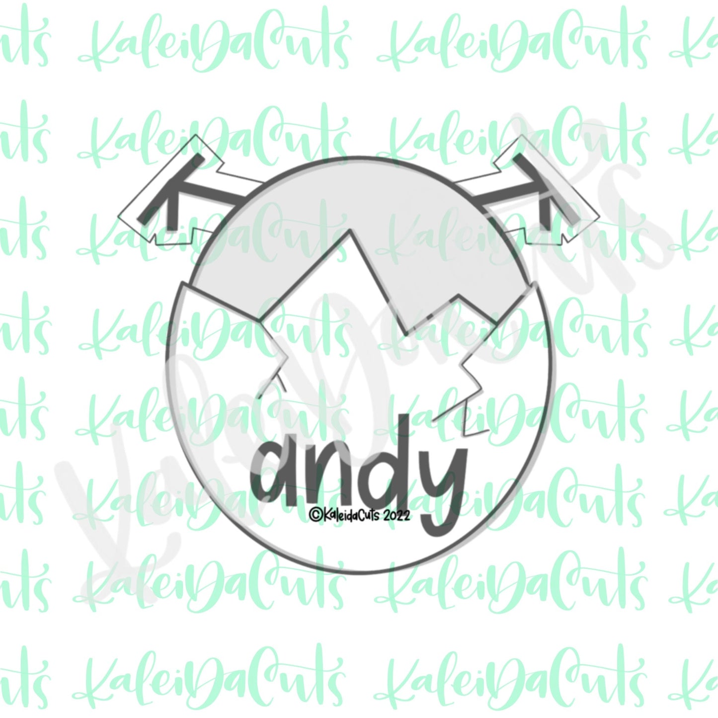 Hatching Chick Feet Cookie Cutter