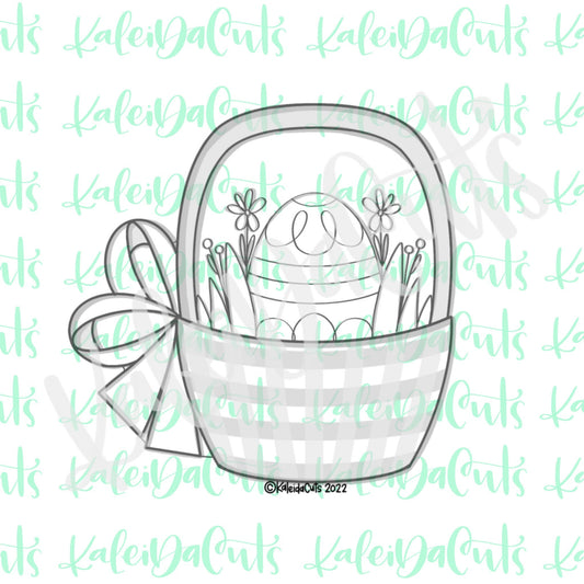 2022 Easter Basket Cookie Cutter
