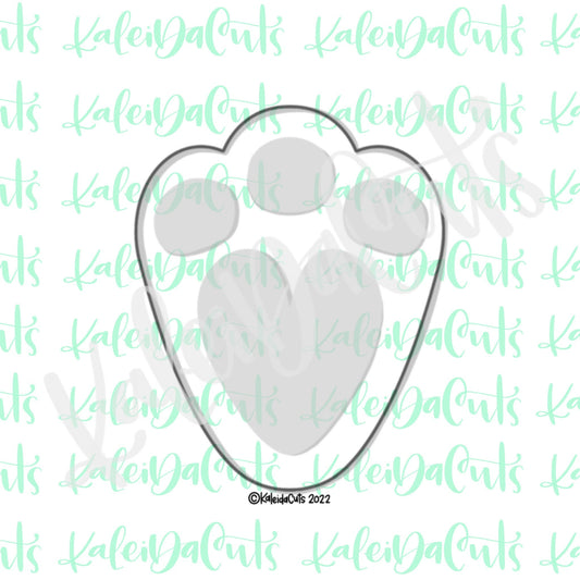 Bunny Foot 2 Cookie Cutter