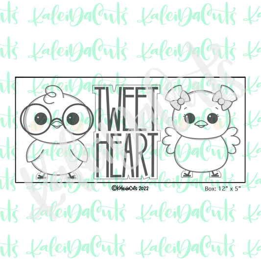 Tweet Heart Set of 3 Cookie Cutters