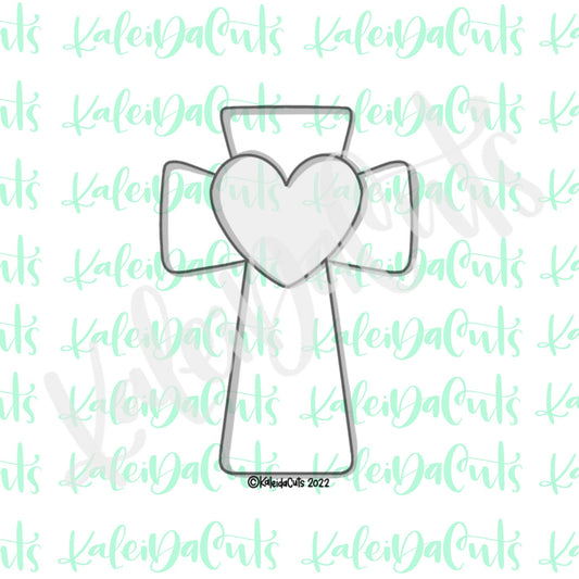 Heart Cross Cookie Cutter