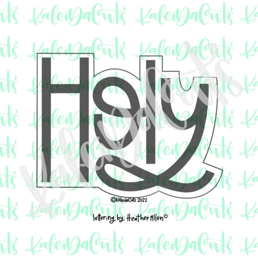 Holy Lettering Cookie Cutter