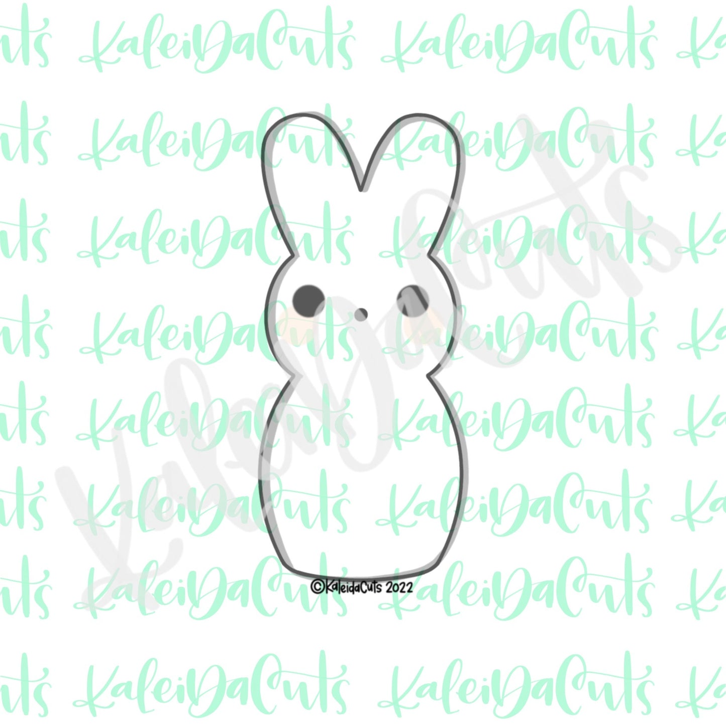 Tall Marshmallow Bunny Cookie Cutter