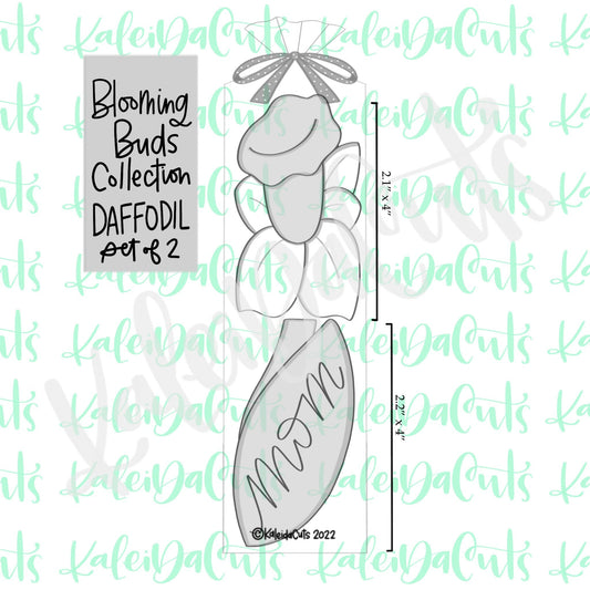 Blooming Buds- Daffodil Set of 2 Cookie Cutters