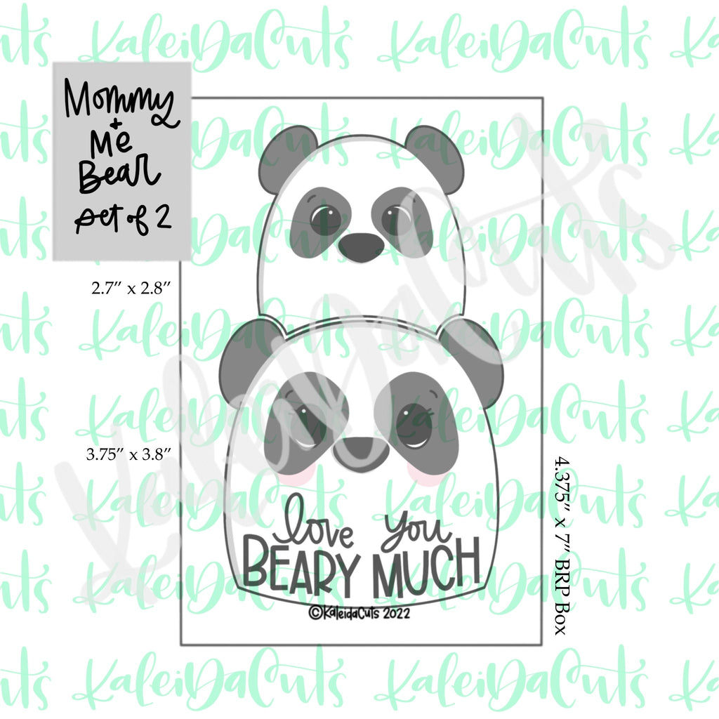 Mommy and Me Bear - Set of 2 Cookie Cutters
