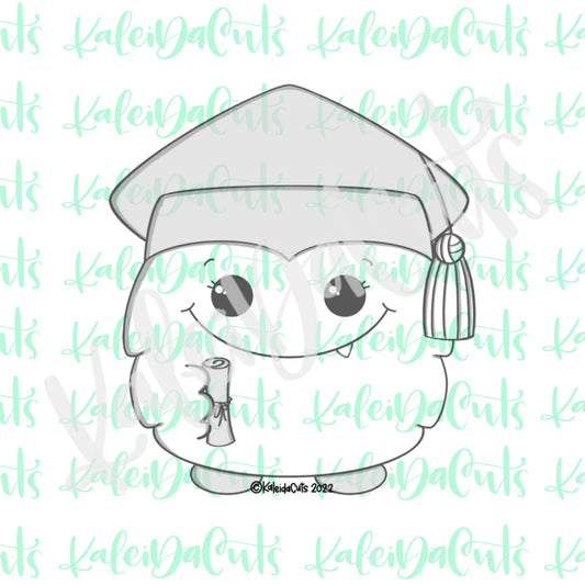 Grad Monster Cookie Cutter