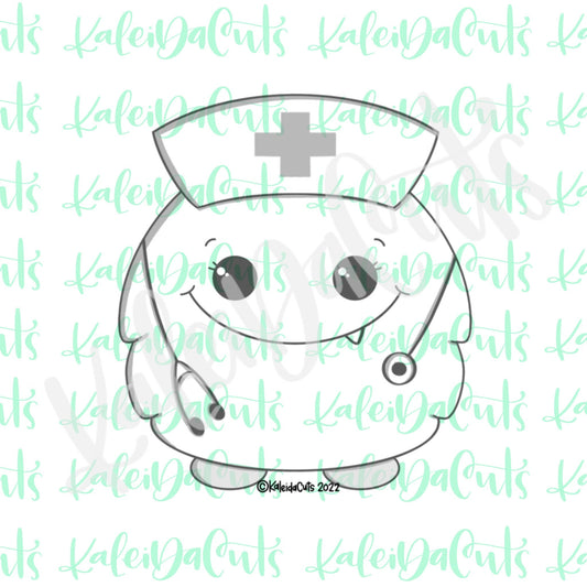 Nurse Monster Cookie Cutter