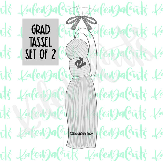 Grad Tassel Set of 2 Cookie Cutters