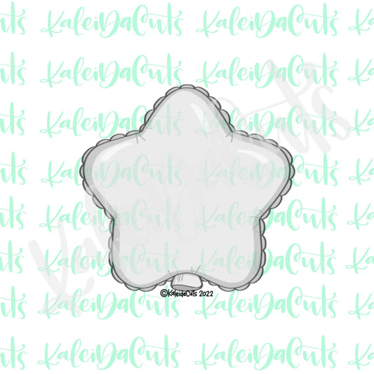 Mylar Star Balloon Cookie Cutter