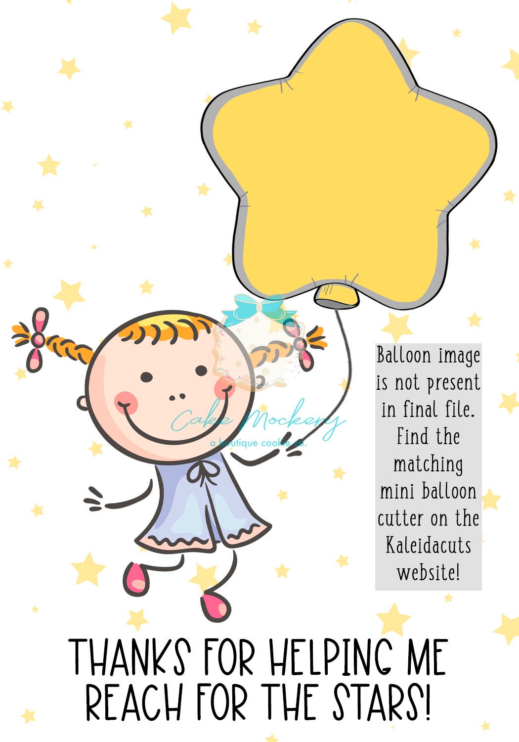 Star Balloon Cookie Cutter