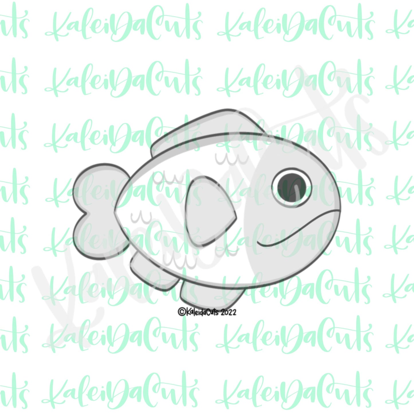 Hooked Fish Cookie Cutter