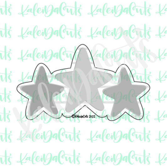 Star Trio Cookie Cutter