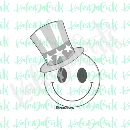 Smiley Face Uncle Sam Cookie Cutter