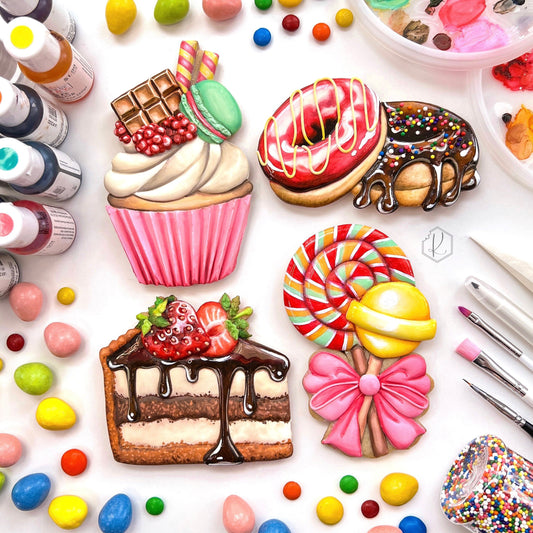 Kirkie Kookies’ SWEET Treats Class Set of 4 Cookie Cutters